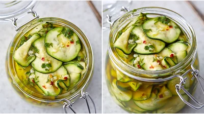 Малосольні цукіні від Ярославського – рецепт для тих, хто шукає щось свіже й легке