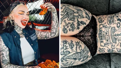 Не тіло, а витвір мистецтва: дівчина покрила усю себе 250 татуюваннями - ось як це виглядає