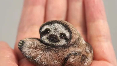 Хочется взять на ручки: японка оживляет камни и превращает их в милых животных