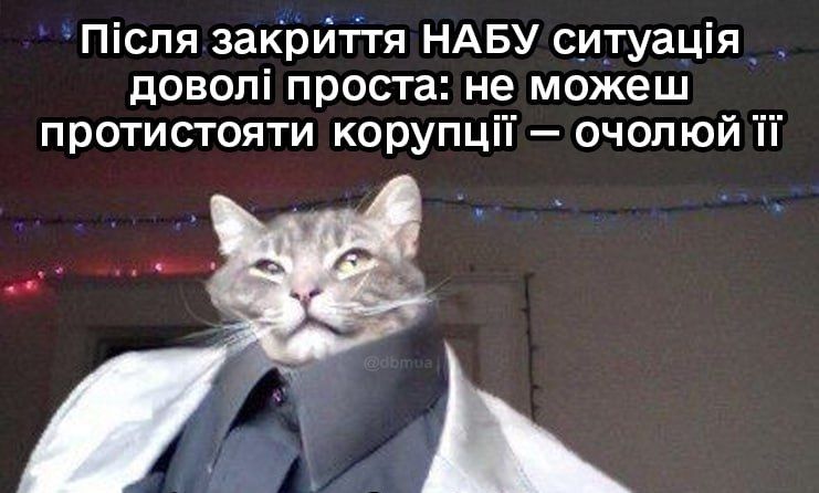 Мемы с реакцией украинцев на закон о НАБУ и САП, который поддержал Зеленский - фото 745058