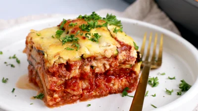 Лазанья без м’яса – легка овочева страва, як у ресторані