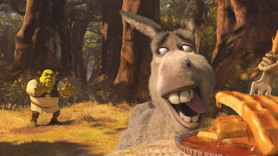 Как Ослик из "Шрека" живет с Драконихой и детками – узнаешь в новом фильме о любимом персонаже