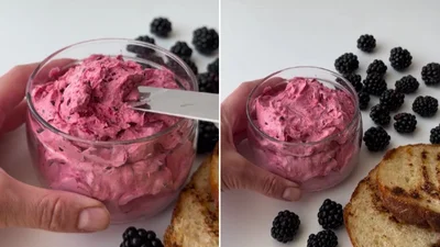 Взбитое ежевичное масло: необычная ягодная изюминка для твоих тостов