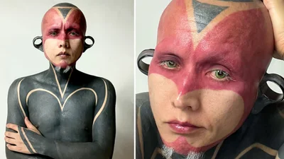 Японець з незвичайною зовнішністю побив світовий рекорд - у його вухах гігантські тунелі