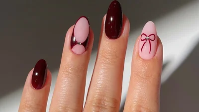 Вишневий манікюр на нігтях: найгарячіші ідеї для осені 2025