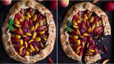 Пиріг з абрикосами і сливами – ідеальна випічка до чаю