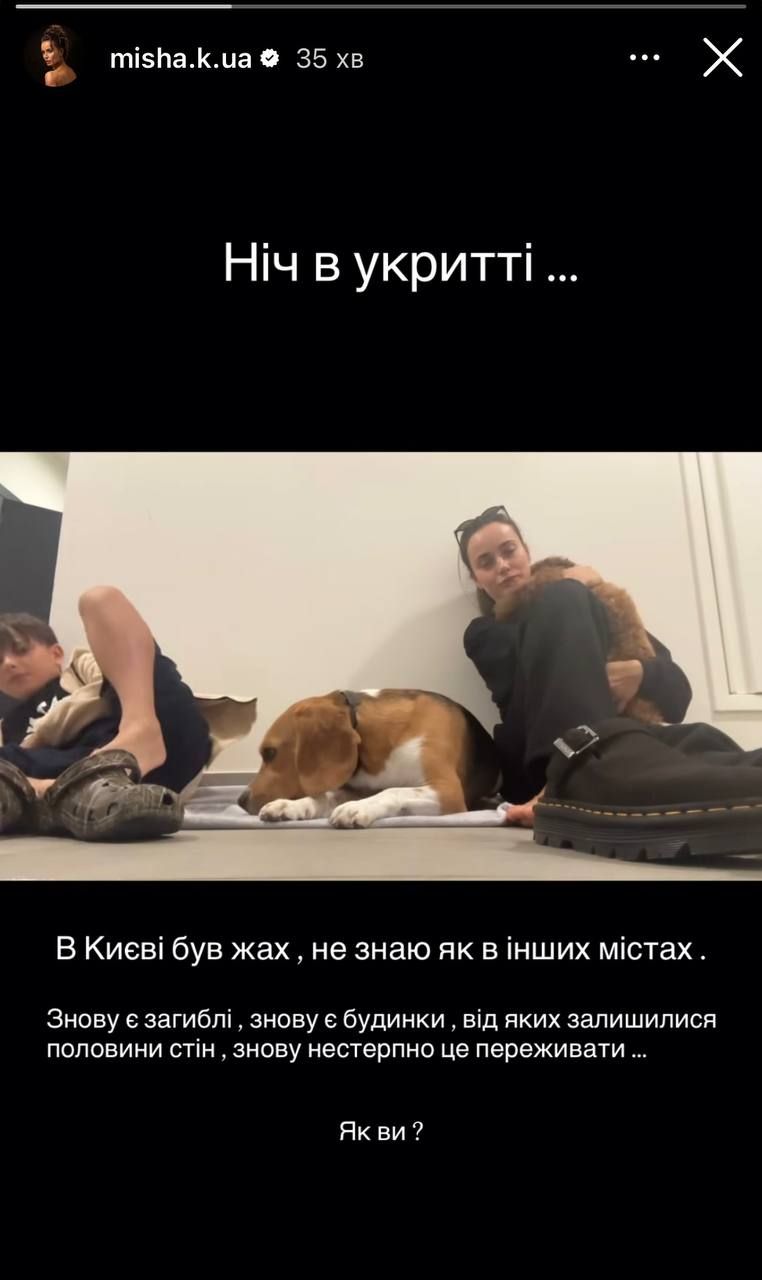 Ксенія Мішина та її син ховаються від обстрілів Києва - 758855 Ксенія Мішина та її син ховаються від обстрілів Києва - фото 758855