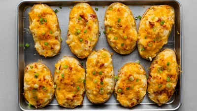 Как приготовить фаршированный картофель, чтобы все просили добавку