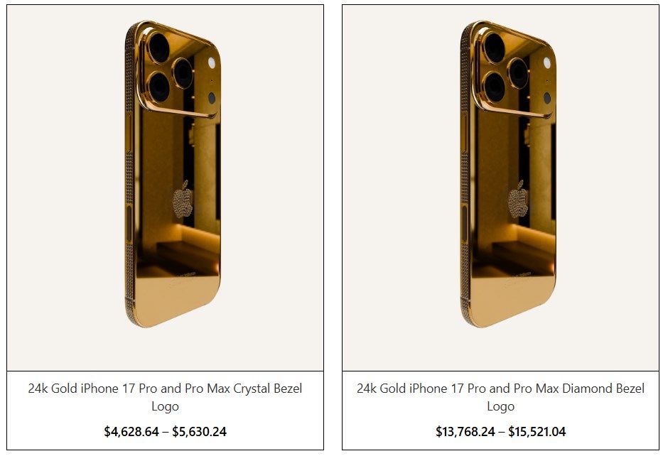 iPhone 17 из золота, платины и бриллиантов: в Дубае открыли предзаказы - 763717 iPhone 17 из золота, платины и бриллиантов: в Дубае открыли предзаказы - фото 763717