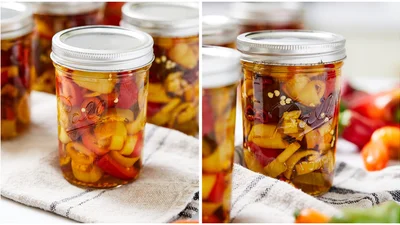 Асорті з болгарського перцю і цукіні – хіт серед домашніх заготовок