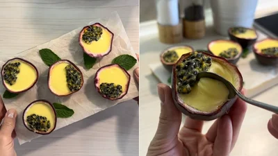 Вау ефект гарантовано: готуємо вишуканий маракуєвий посет усього з 4 інгредієнтів