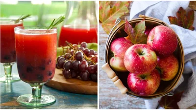 Компот из яблок и винограда – вкус детства в банке