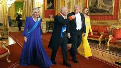 Стіл як 16-поверхівка, 100 слуг і коньяк 1912 року: як Трампа приймали у Віндзорському замку