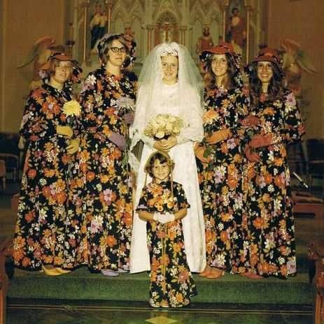 Кумедні весільні ретро-фотографії, від яких очі лізуть на лоба - фото 766854