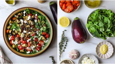 Средиземноморская классика: салат с баклажаном, который не надоест