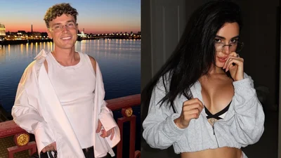 Буше нахилився лицем до грудей Анни Трінчер - реакція блогерів на такий відвертий вчинок