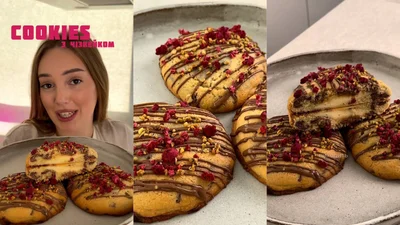 Випікаємо інстаграмне сookies з чизкейком за рецептом переможниці МастерШеф Нікішиної