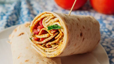 Дуже смачна шаурма без м’яса – лише овочі-гриль