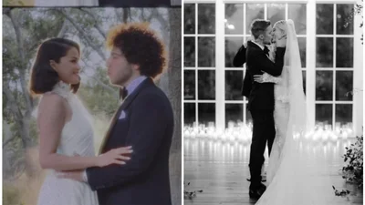 Селена Гомес и Бенни Бланко повторили свадебный лайфхак Джастина и Хейли Биберов