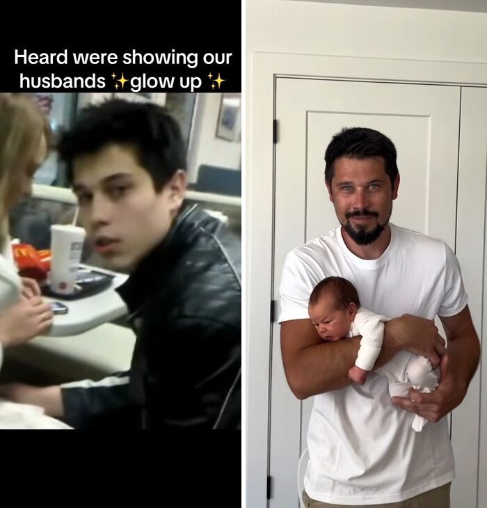Тренд Husband Glow-Up: женщины делятся впечатляющими перевоплощениями своих мужей - 772456 Тренд Husband Glow-Up: женщины делятся впечатляющими перевоплощениями своих мужей - фото 772456