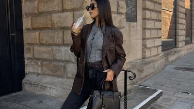 Как носить кожаную куртку этой осенью: 5 стильных идей для любого гардероба