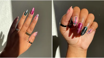 Картатий манікюр – найзатишніший тренд на нігтях