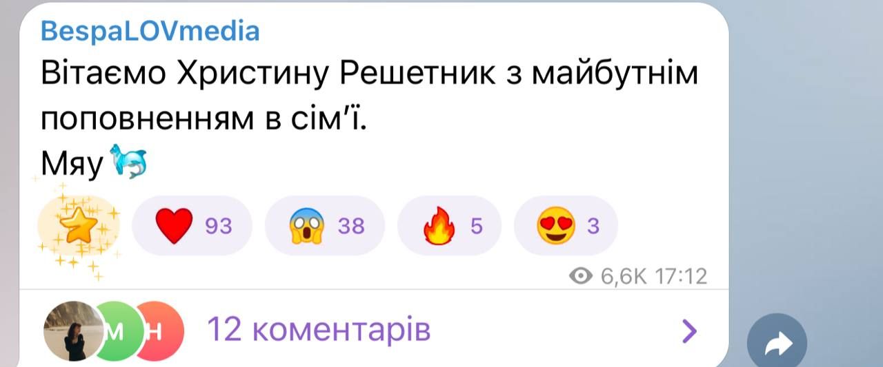 Христину Решетнік запідозрили у четвертій вагітності та навіть виявили стать дитини - 783011 Христину Решетнік запідозрили у четвертій вагітності та навіть виявили стать дитини - фото 783011