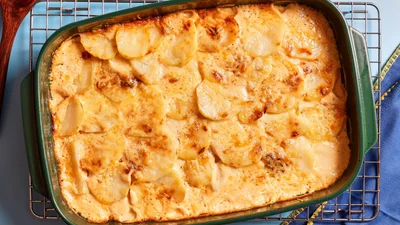 Картофель по-французски – простая запеканка, которая всегда вкусная