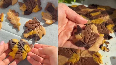 Найестетичніше осіннє печиво в формі листочка, яке ти маєш приготувати цього сезону