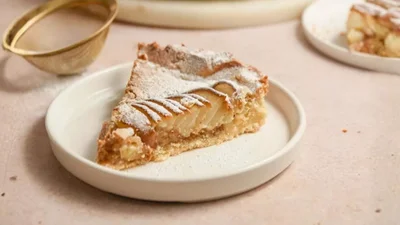 Тарт с грушами и франжипаном – идеальный осенний десерт