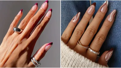 Найшикарніший осінній манікюр: ідеї для бордового френчу