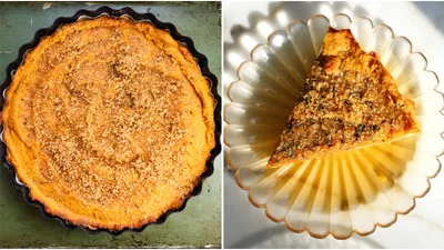 Осінній десерт №1: насипний пиріг, для якого не потрібне тісто