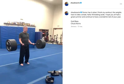 Чак Норрис постоянно тренируется - 792432. számú fénykép