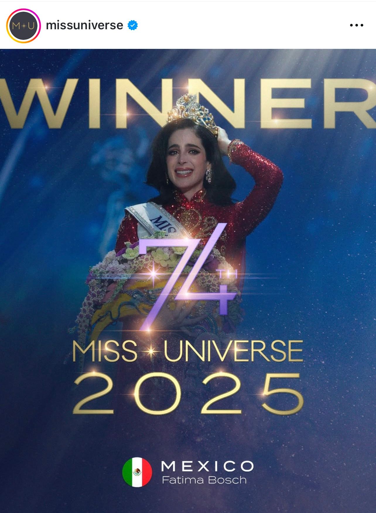 Чем живет 'Мисс Вселенная-2025': анализируем Instagram Фатимы Бош - 793803 Чем живет 'Мисс Вселенная-2025': анализируем Instagram Фатимы Бош - фото 793803