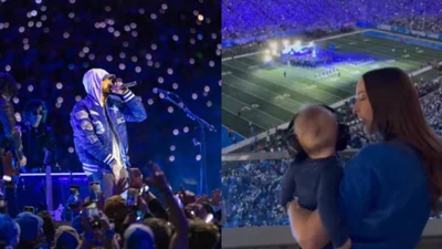 Внук Эминема впервые увидел дедушку на сцене - видео, которое растрогало сеть