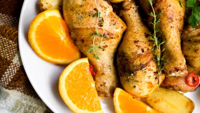 Соковита курочка з апельсинами на Новий рік: м'ясо, від якого неможливо відірватися