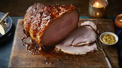 Глазурована шинка в маринаді PEPSI: дуже ніжно й соковито