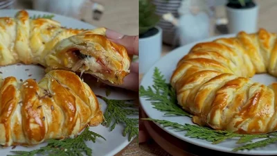 Піца-вінок, яку розбирають за 5 хвилин