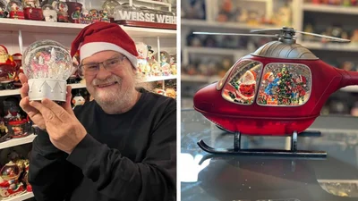 Чоловік зібрав найбільшу у світі колекцію снігових куль, і це просто якась магія