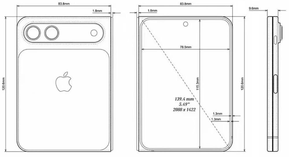 Вот каким будет iPhone-раскладушка: все интересные факты о модели, которые известны на сейчас - 805052 Вот каким будет iPhone-раскладушка: все интересные факты о модели, которые известны на сейчас - фото 805052