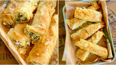 Есть в удовольствие: готовим роллини с творогом и шпинатом
