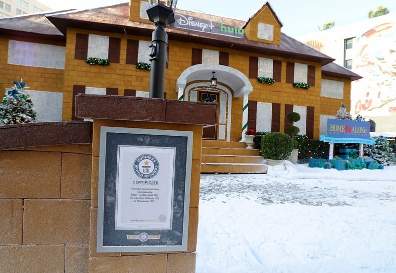 Гігантський пряниковий будинок 'Сам удома' - 807119 Гігантський пряниковий будинок 'Сам удома' - фото 807119