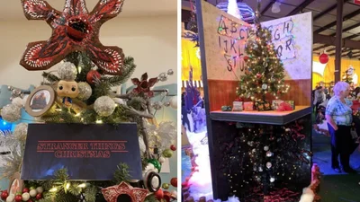 Різдво з іншого виміру: ялинка у стилі Stranger Things вразила мережу