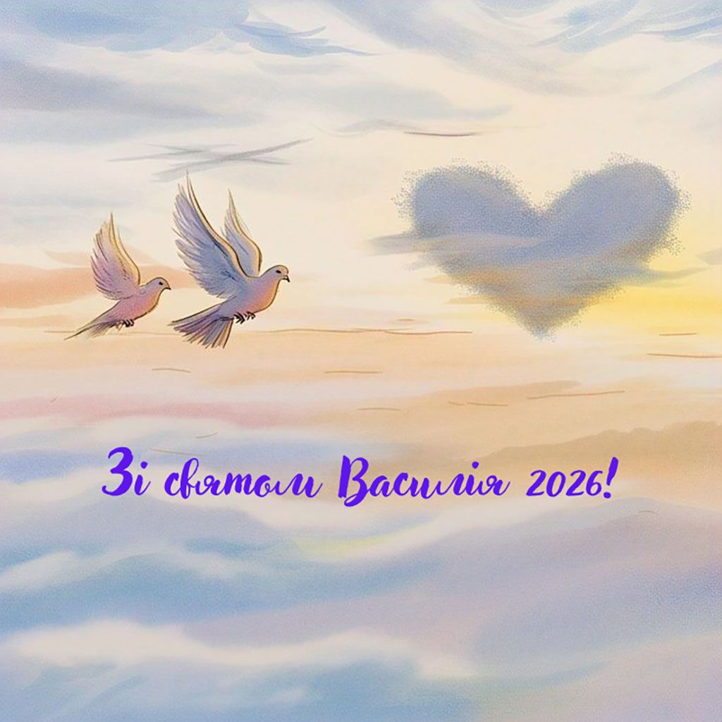 Василия 2026 - картинки на украинском и поздравления своими словами для семьи - фото 810865