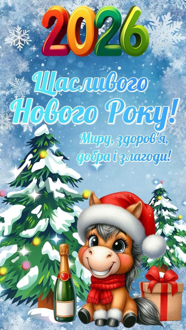С Новым годом 2026: картинки-поздравления для любого возраста и уровня серьезности - фото 810900