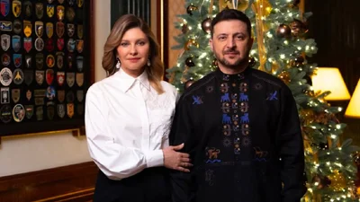 Скільки коштують вишиванки Володимира та Олени Зеленських з новорічного привітання – фото