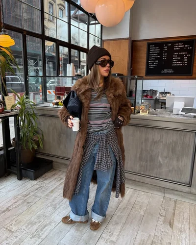 Образи з шубою - фото 812190