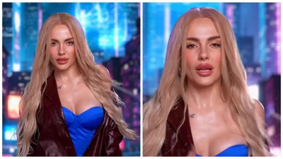 MamaRika здивувала фотосесією в напівпрозорій білизні на фоні засніжених Карпат