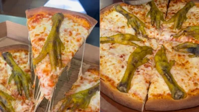 Хочеться це розбачити: у Мексиці подають піцу з курячими лапками