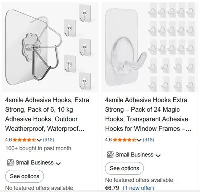 Самоклеючі гачки - їх існує купа видів - фото 819529